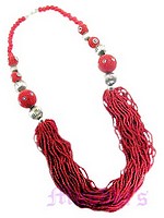 Multi Row Ball Necklace - click here for large view